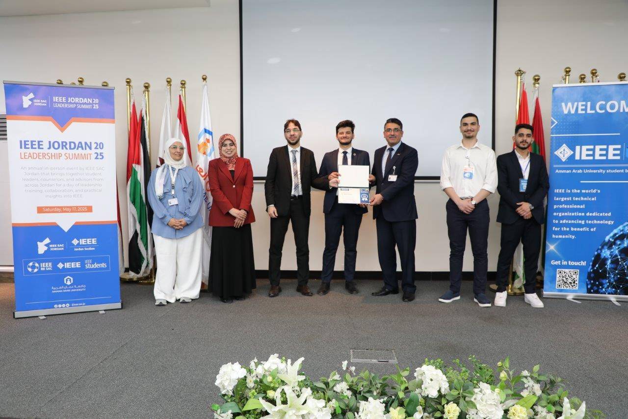 جامعة عمان العربية تستضيف قمة IEEE Jordan Leadership Summit 2025 للجامعات الأردنية