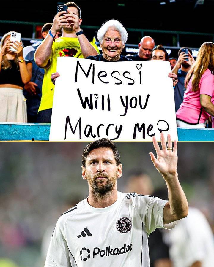 هل تتزوجني؟.. ميسي يتلقى عرض زواج طريفا في كأس العالم للأندية (صورة)