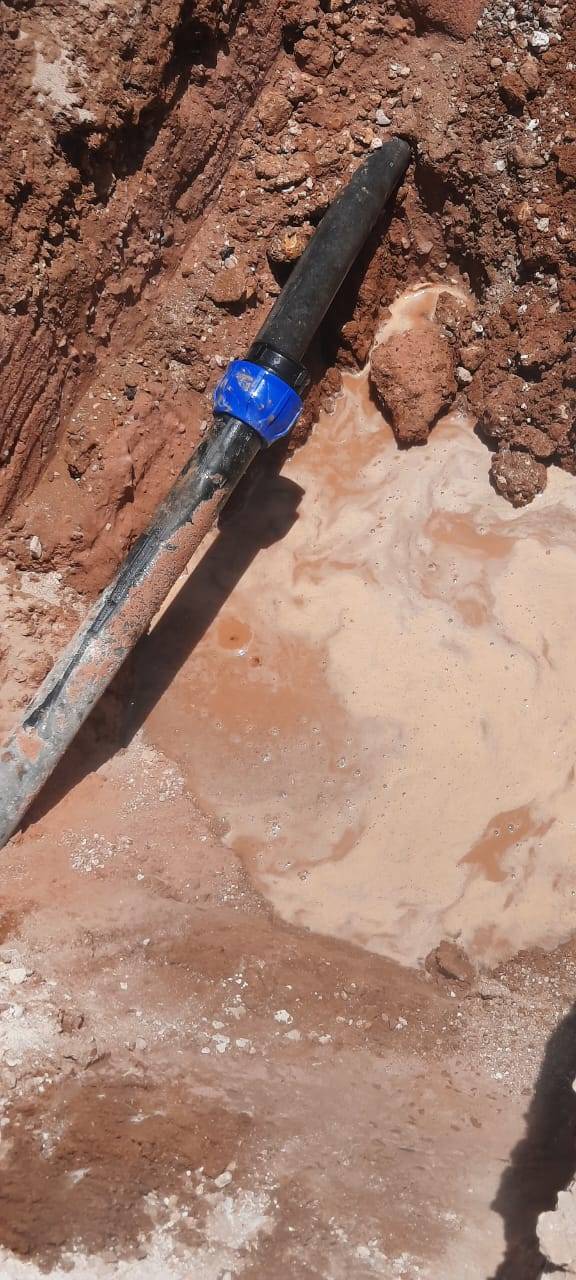 المياه : حملة تضبط اعتداءات على خطوط المياه الرئيسية في الذهيبة الشرقية