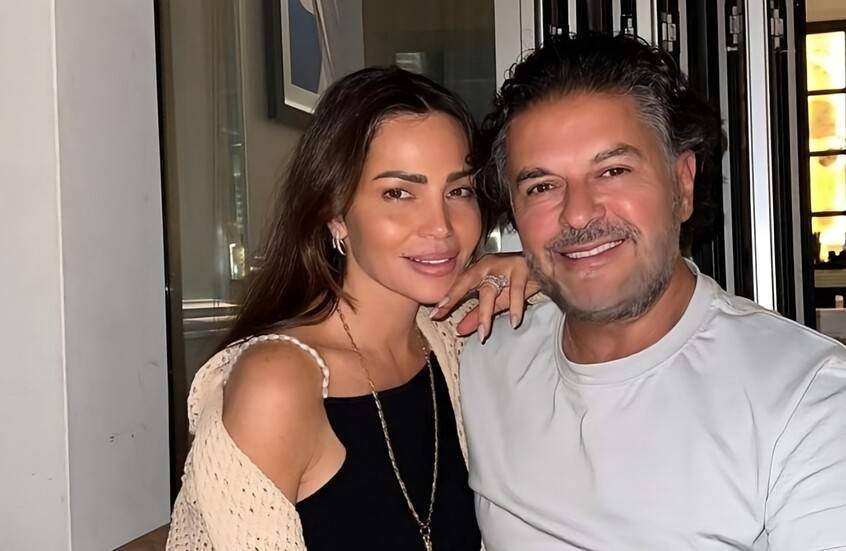 جيهان ترد بقوة.. قبلة تطفئ نار الشائعات وتؤكد وقوفها مع راغب علامة! (فيديو)