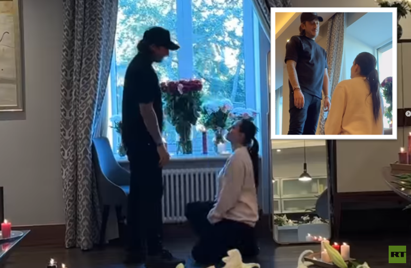 فنانة أمريكية شهيرة تقدم على خطوة غريبة مع خطيبها وتثير جدلا واسعا (فيديو + صور)