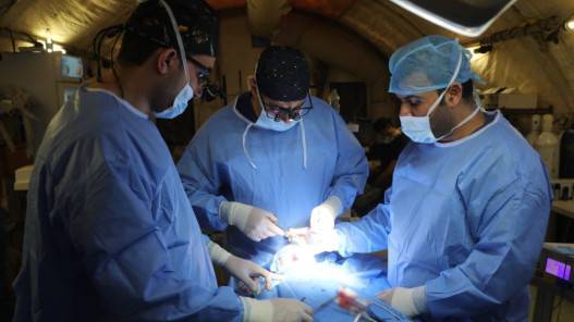 المستشفى الميداني الأردني جنوب غزة7 يتعامل مع عشرات الجرحى الاثنين