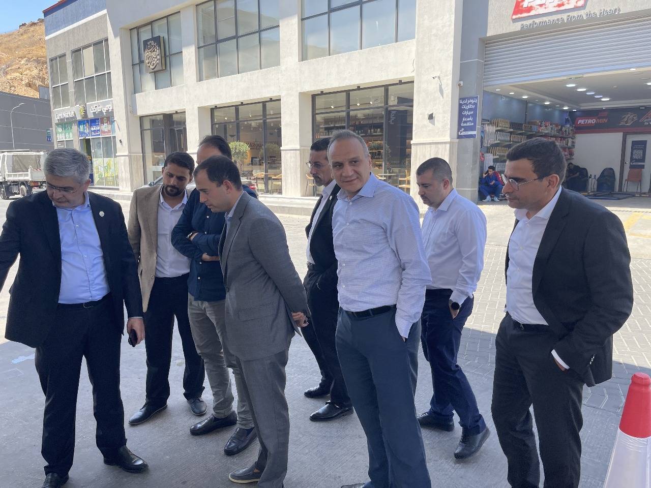 زيارة مجموعة AKWA المغربية لشركة المناصير للزيوت والمحروقات