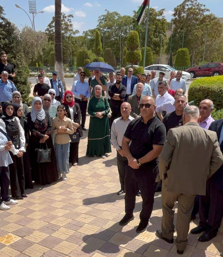 أسرة جامعة اليرموك وزملاء الفقيد ينعون الدكتور علي الرحابنة