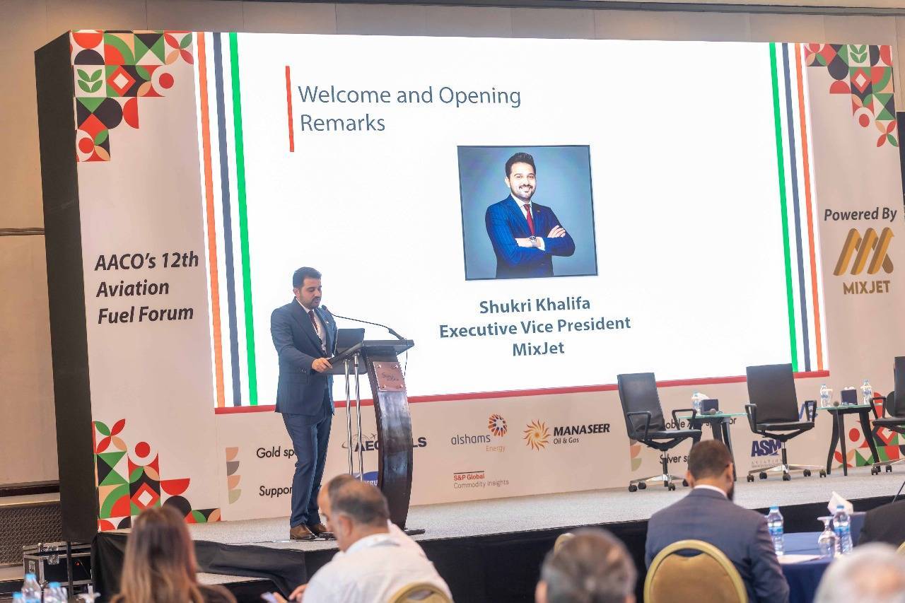 المناصير للزيوت والمحروقات الراعي الذهبي لمنتدى 12 لوقود الطيران الذي نظمه الاتحاد العربي للنقل الجوي (AACO)