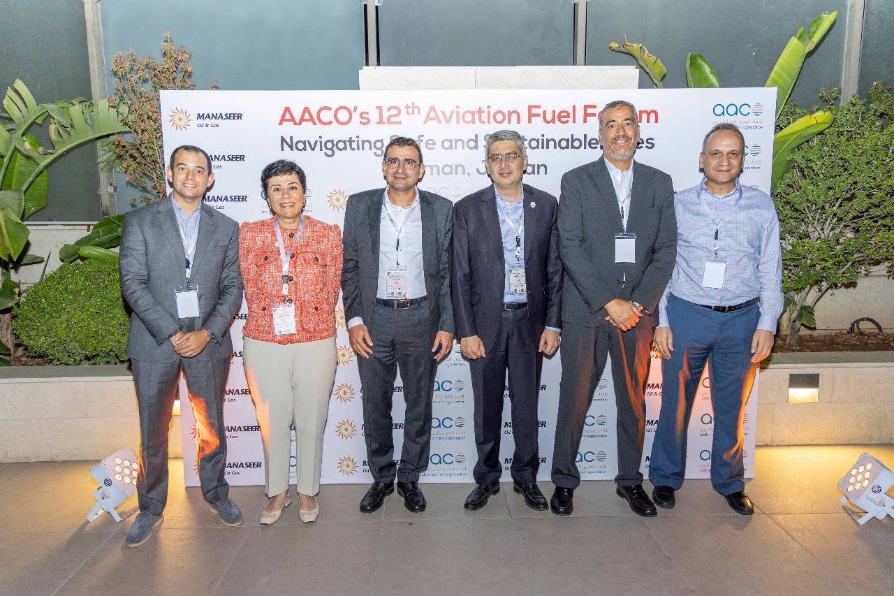 المناصير للزيوت والمحروقات الراعي الذهبي لمنتدى 12 لوقود الطيران الذي نظمه الاتحاد العربي للنقل الجوي (AACO)