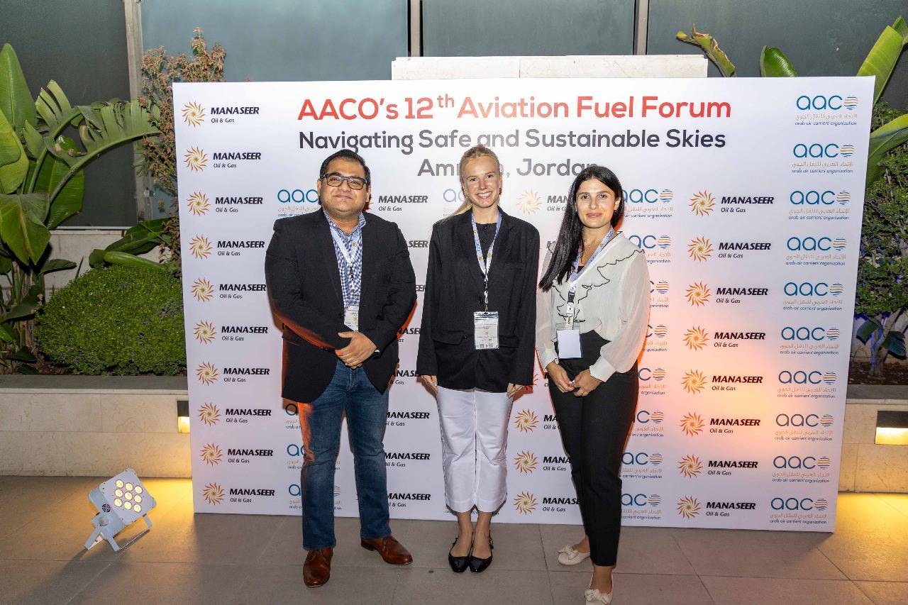 المناصير للزيوت والمحروقات الراعي الذهبي لمنتدى 12 لوقود الطيران الذي نظمه الاتحاد العربي للنقل الجوي (AACO)