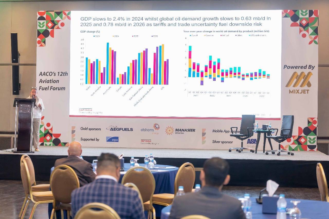 المناصير للزيوت والمحروقات الراعي الذهبي لمنتدى 12 لوقود الطيران الذي نظمه الاتحاد العربي للنقل الجوي (AACO)