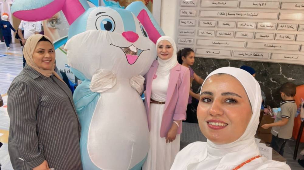 مستشفى المقاصد يشارك في يوم التغيير تحت شعار صحة أطفالنا مسؤوليتنا