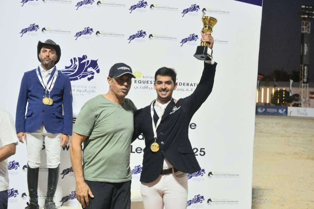 الحوراني يحافظ على لقب بطل الكبار في خامس جولات بطولة الأردن للقفز عن الحواجز