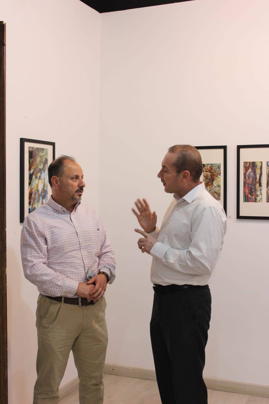 افتتاح معرض كائنات للغزوي