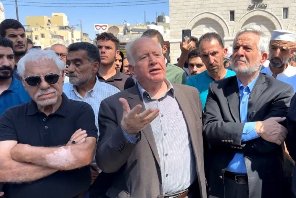 اعتصام في وسط البلد: حط الطلقة ببيت النار.. هيك علمنا السنوار