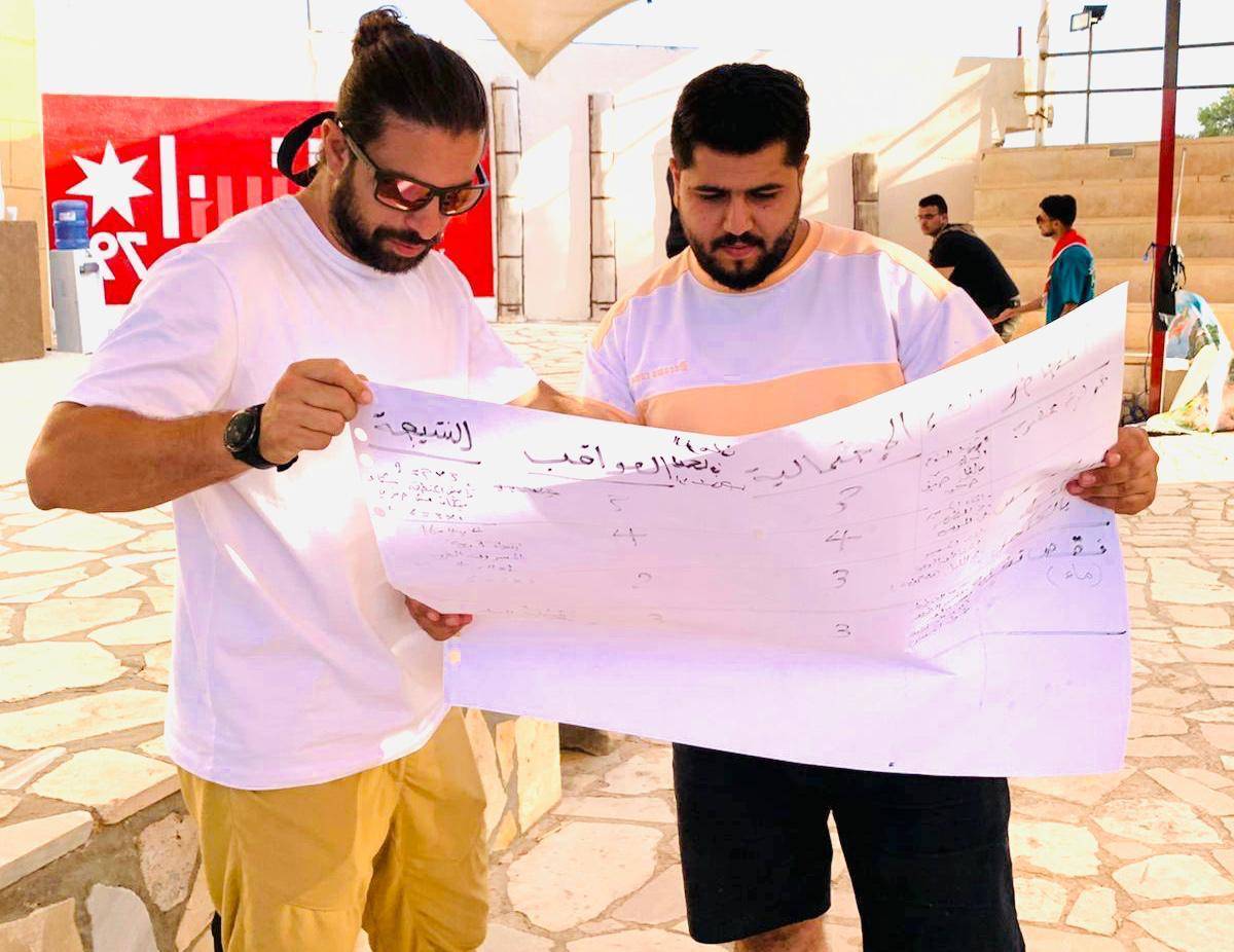 طلبة جامعة عمان العربية يشاركون في المعسكر الكشفي مسارات الأردن