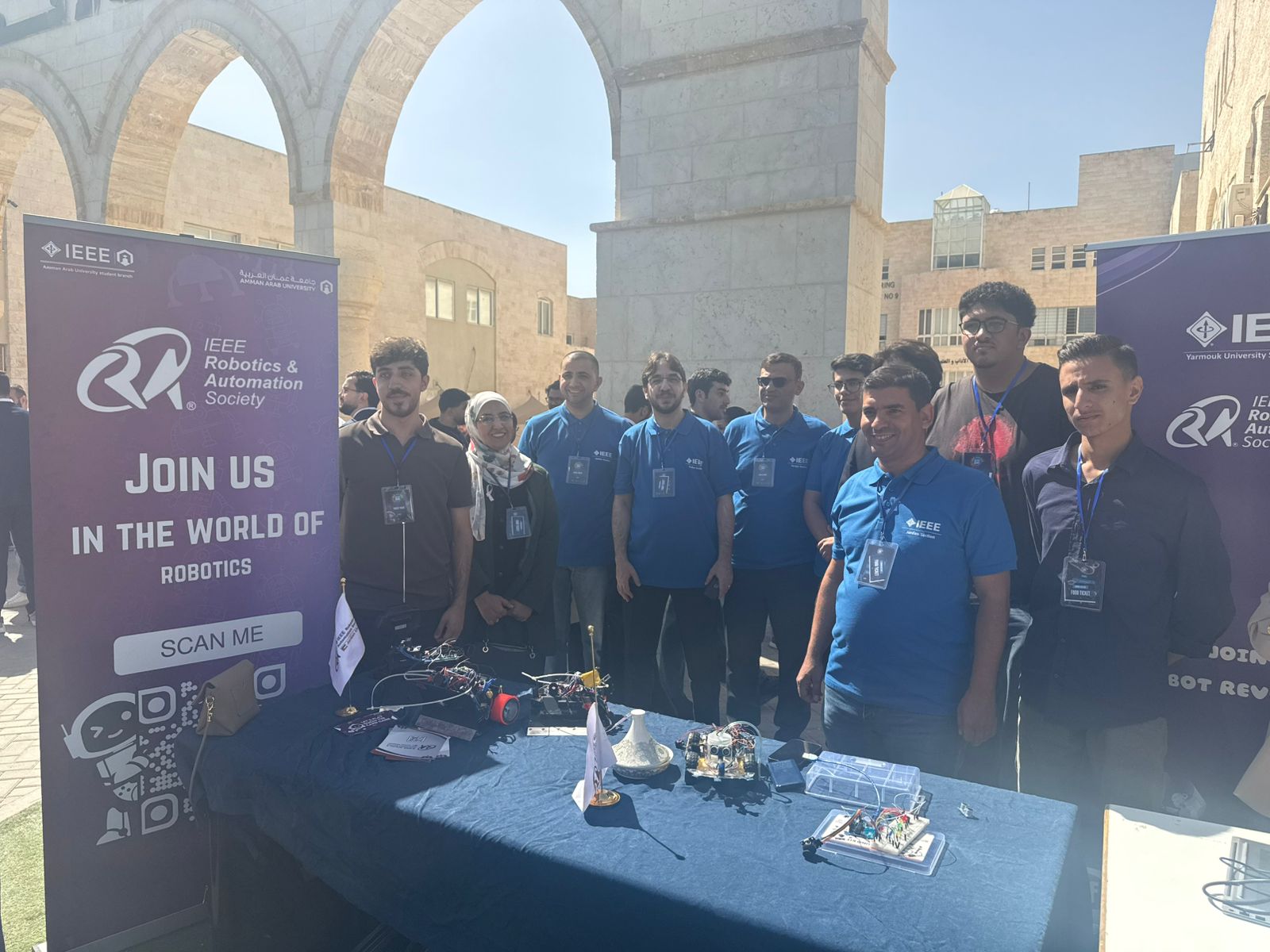 جامعة عمان العربية تشارك بفعالية مميزة في IEEE Jordan Day