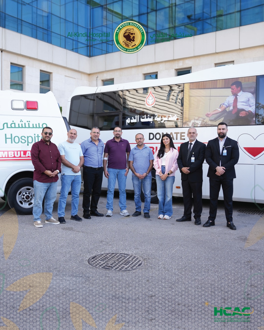 نجاح حملة التبرع بالدم في مستشفى الكندي