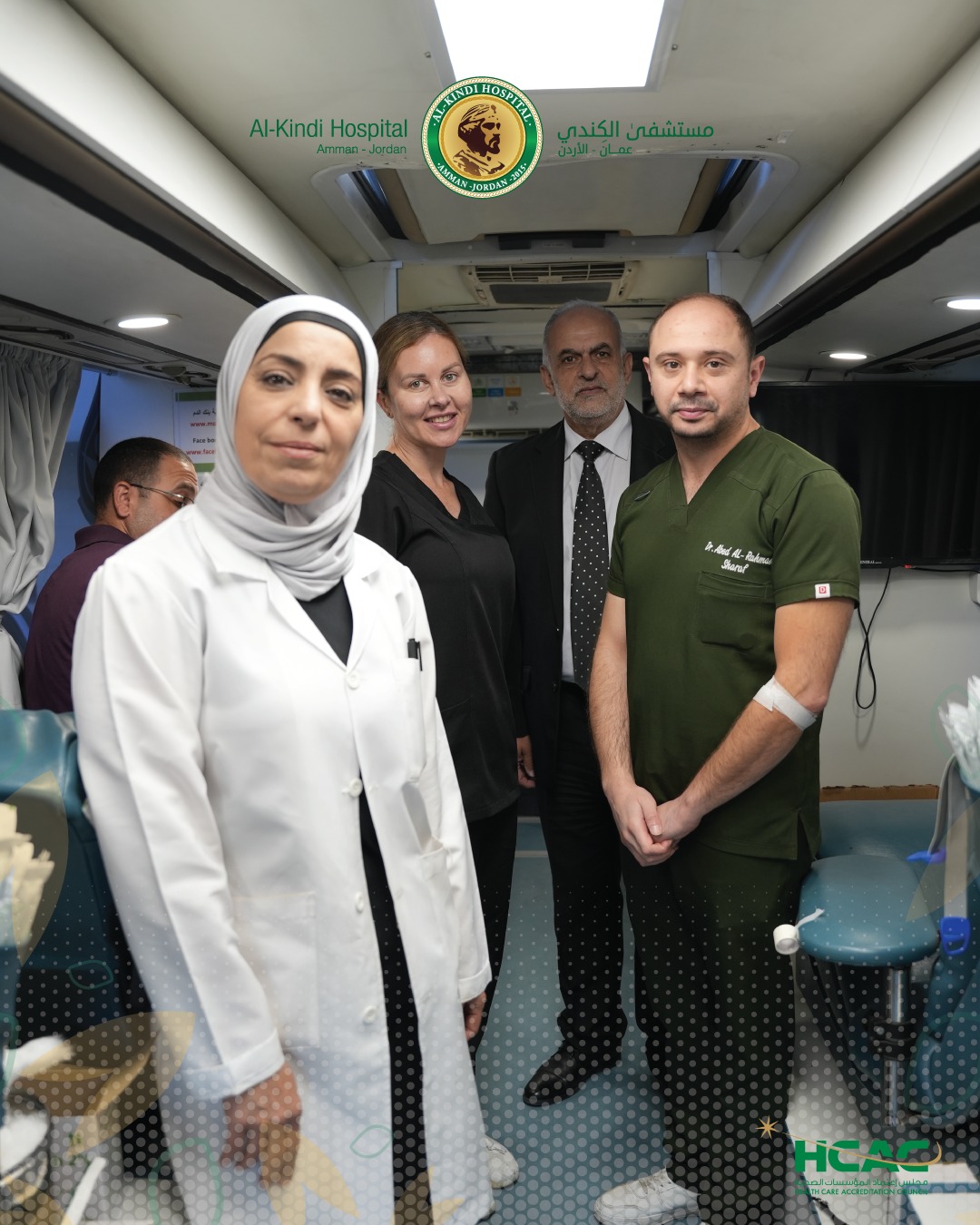 نجاح حملة التبرع بالدم في مستشفى الكندي