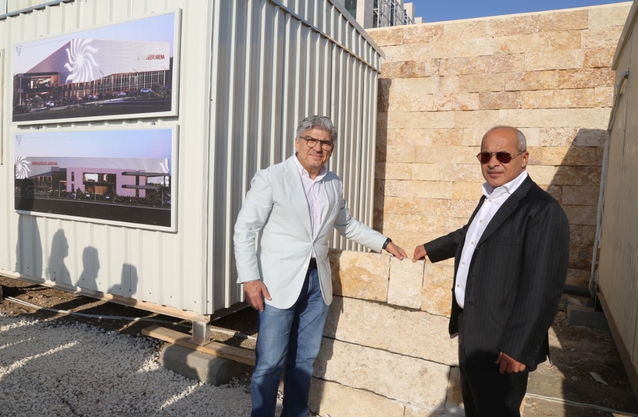 مجموعة المناصير تضع حجر الأساس لمشروع المناصير أرينا لرياضة البادل في مجمّع الملك الحسين للأعمال