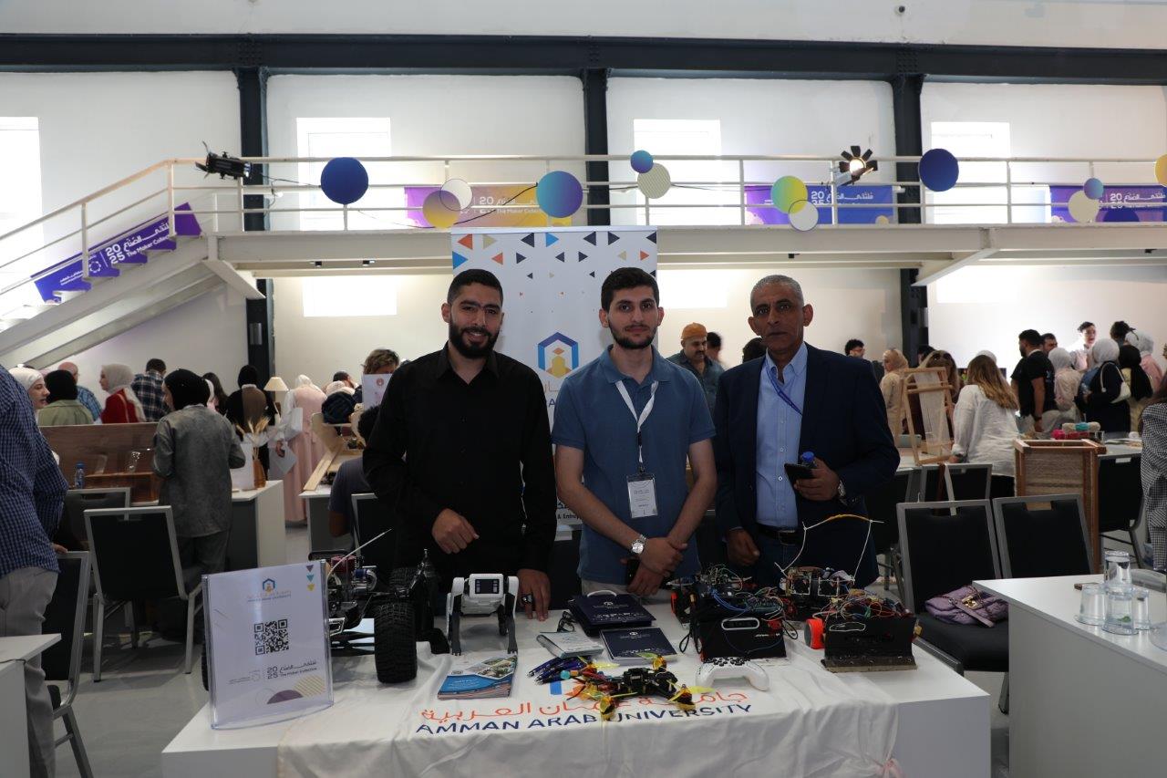 مركز الإبداع والابتكار وريادة الأعمال في عمان العربية يشارك في ملتقى الصناع 2025 لتعزيز الابتكار وريادة الأعمال