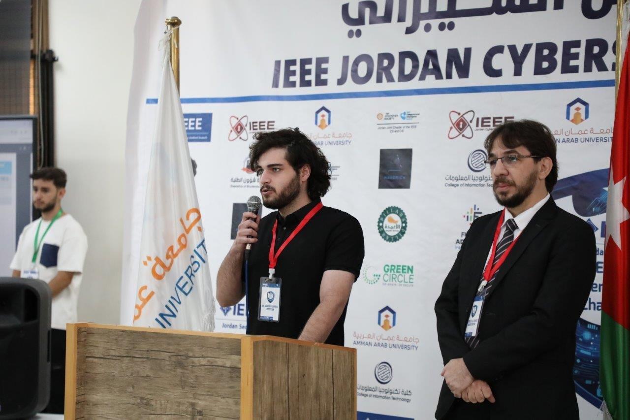 جامعة عمان العربية تختتم التحدي الأردني الأول للأمن السيبراني بمشاركة (25) جامعة و(112) فريقا