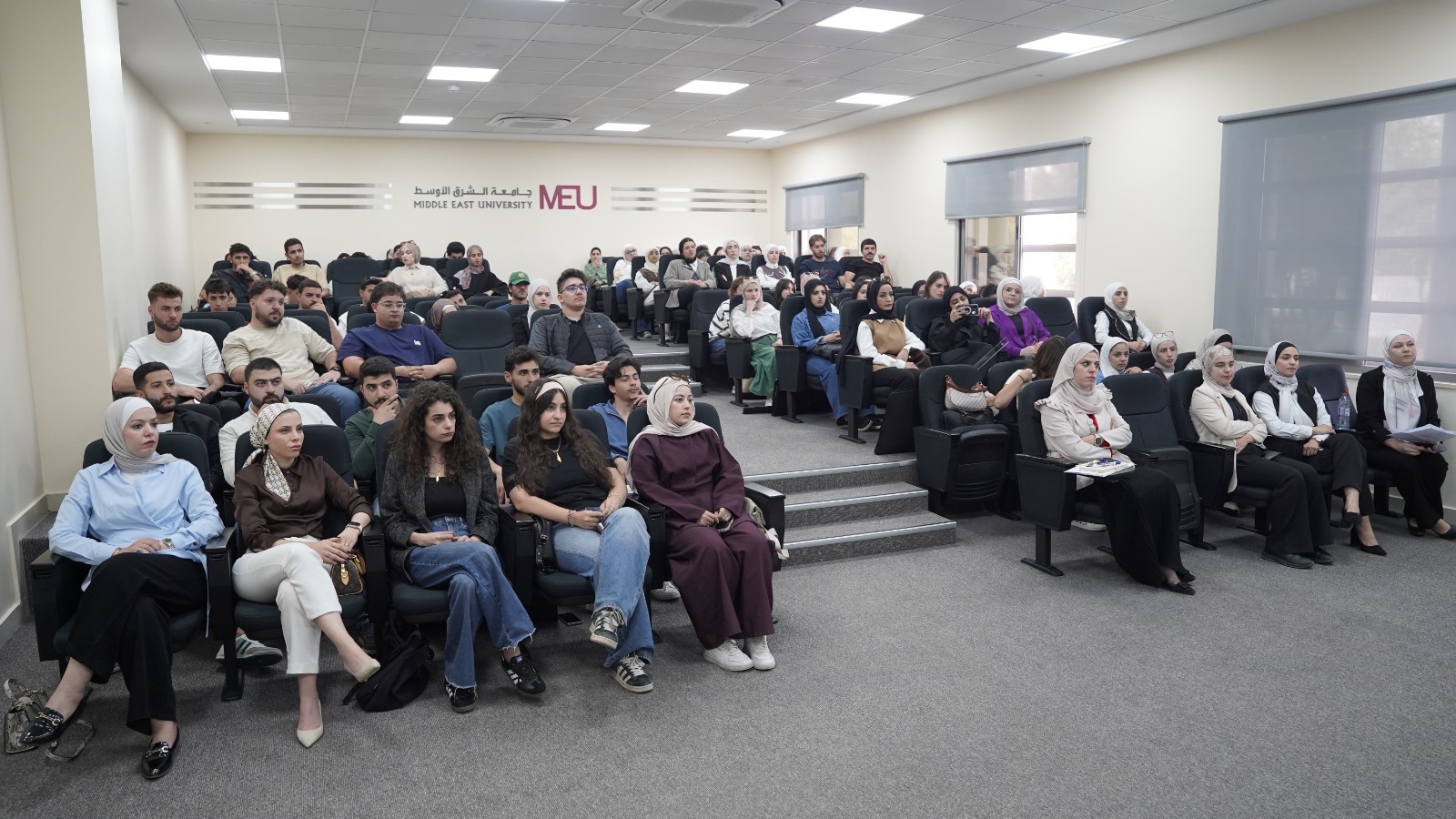 إطلاق نادي العمارة خلال لقاء الطلبة الجدد لقسم هندسة العمارة في الشرق الأوسط