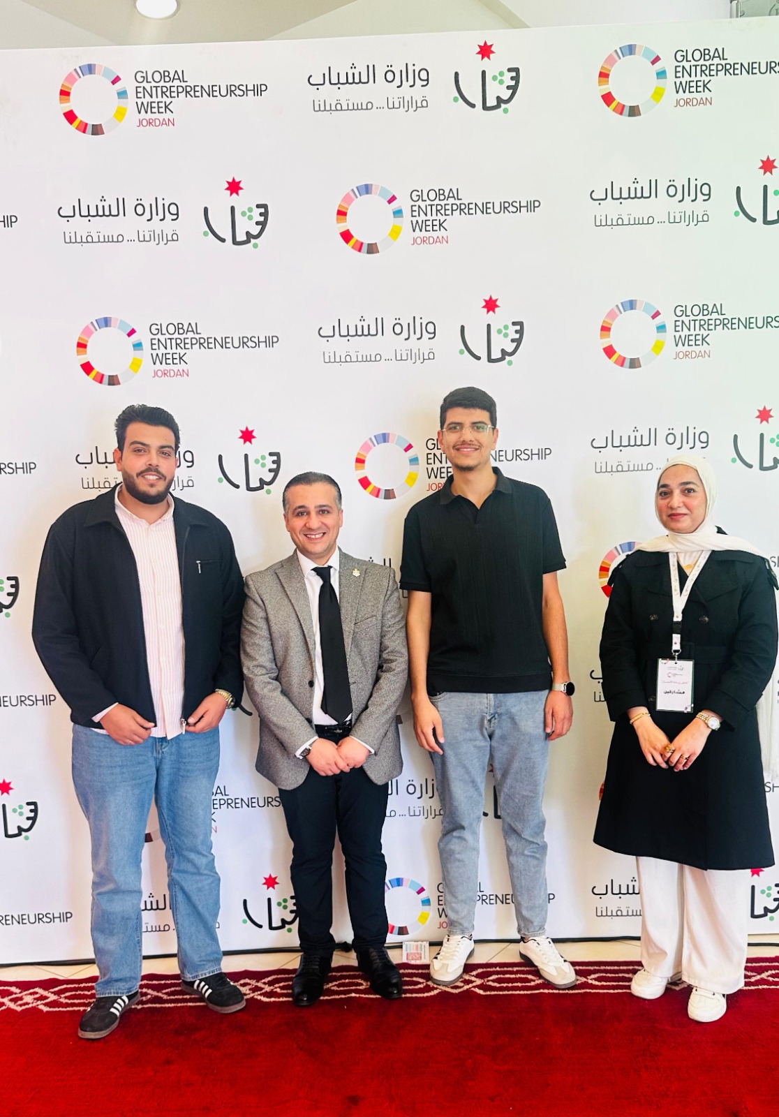 جامعة عمان العربية تشارك في فعاليات ملتقى ريادة الأعمال الذي نظمته وزارة الشباب