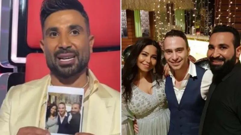 ربنا يسامحنا على الجريمة دي: أحمد سعد يعلق على صورة زواج شيرين وحسام حبيب
