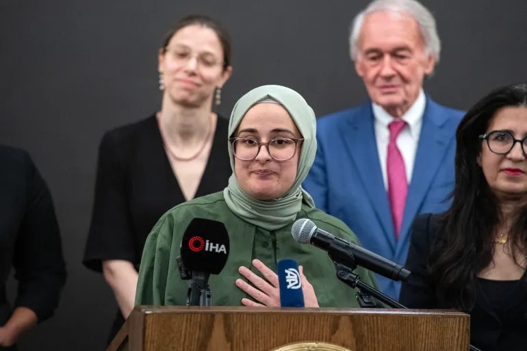 قاضية أميركية ترفع قيودا عن طالبة تركية مؤيدة للفلسطينيين بجامعة تافتس