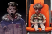 من أنقاض حلب إلى منصة التحرير بدمشق.. حكاية الطفل عمران