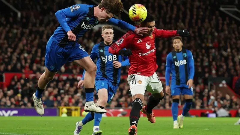 تعادل مثير بين بورنموث ومانشستر يونايتد 