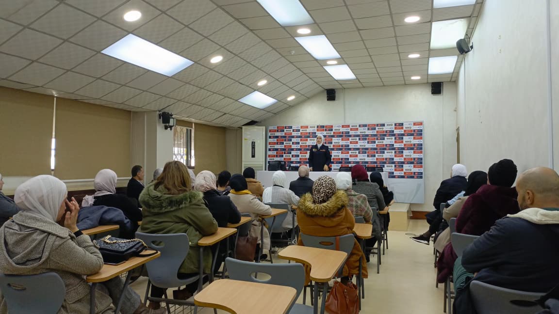 بدء دورة الإسعاف والسلامة العامة وتجربة الحريق لكوادر مدينة الحسن للشباب