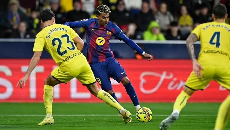 برشلونة يهزم فياريال ويوسع الفارق مع ريال مدريد 