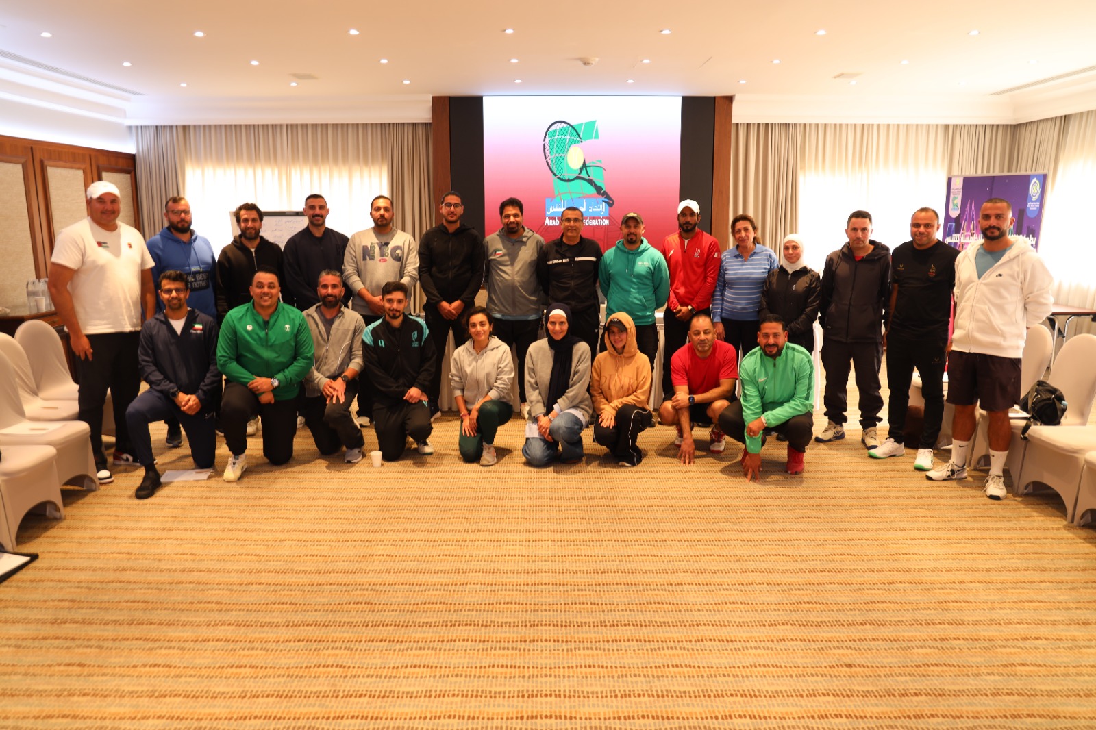 الاتحاد العربي للتنس أطلق الدورة الأولى للمدربين.. بمشاركة 10 دول 