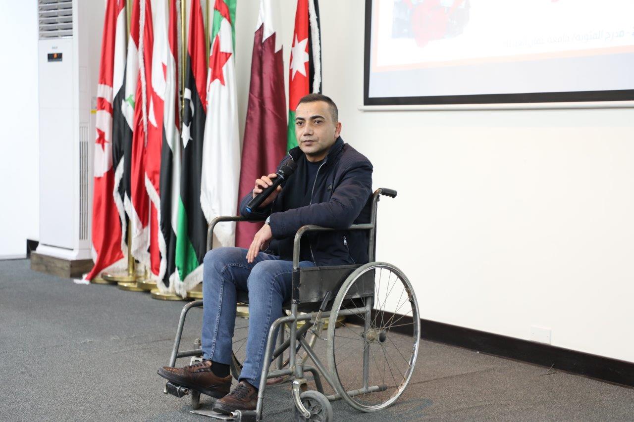 كفى نزيف الطرقات عرض مسرحي في جامعة عمان العربية لتعزيز الوعي المروري - صور