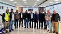 وفد سوري يزور مصنع إسمنت المناصير للاطلاع على أحدث تقنيات الإنتاج والفحص
