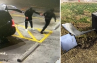 محاولة سرقة صراف آلي في تكساس تتسبب بأضرار واسعة والمتهمان لا يزالان فارين (فيديو)