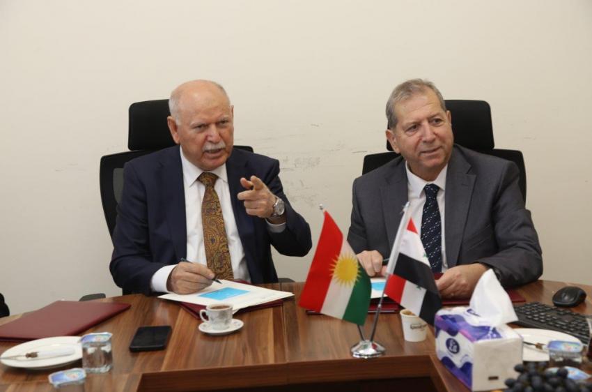 بدعوة من جامعة تيشك : رئيس عمان العربية يزورإقليم كردستان العراق ويوقع اتفاقيات تعاون