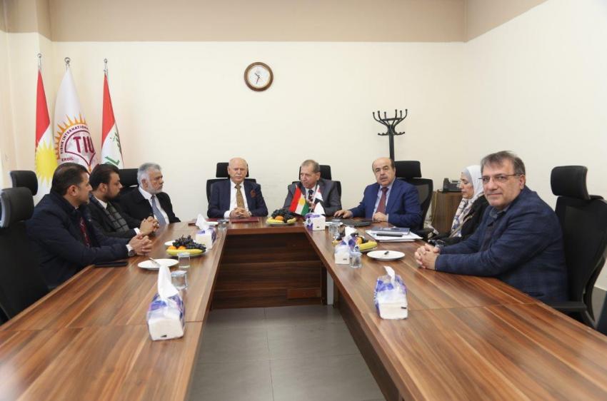 بدعوة من جامعة تيشك : رئيس عمان العربية يزورإقليم كردستان العراق ويوقع اتفاقيات تعاون