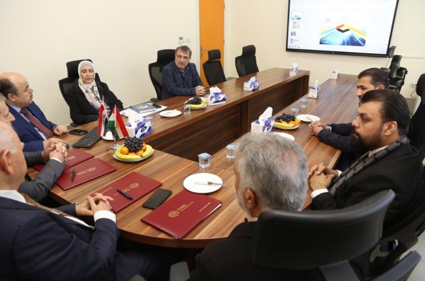 بدعوة من جامعة تيشك : رئيس عمان العربية يزورإقليم كردستان العراق ويوقع اتفاقيات تعاون