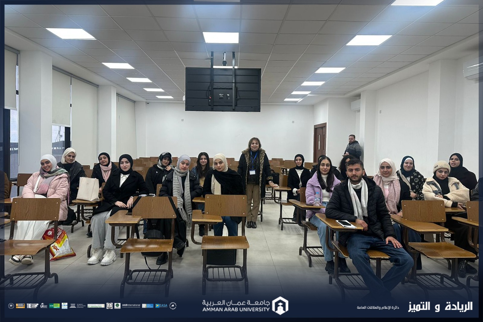 ورشة تدريبية في جامعة عمان العربية لتعزيز مهارات الطلبة في نظرية غشتالت بالتصميم المعماري