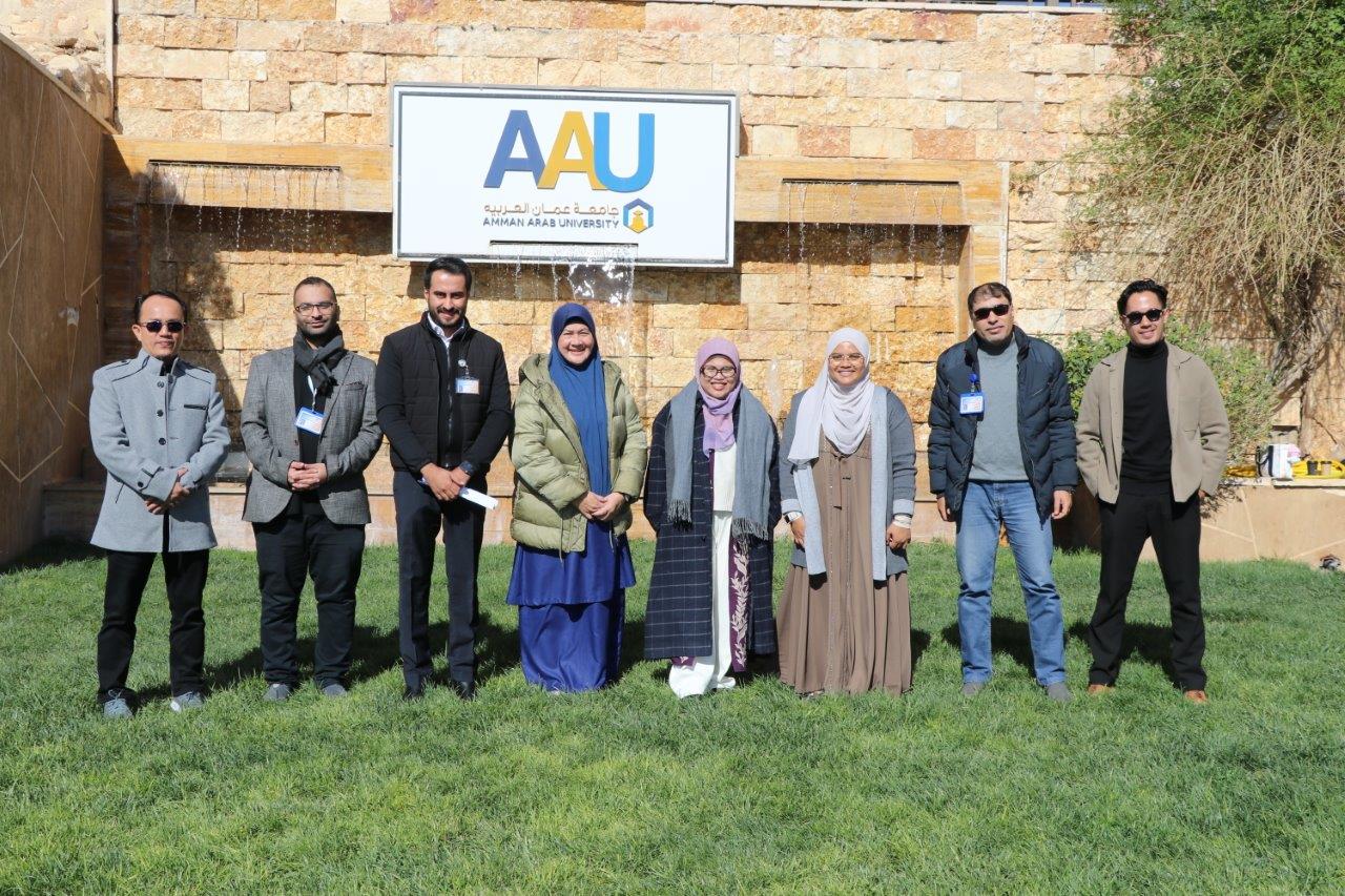 تعاون بحثي دولي بين جامعة عمان العربية وجامعة (UKM) الماليزية