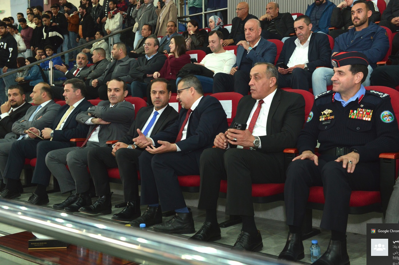 جامعة البترا تنظم مباراة ودية مع فريق الديوان الملكي الهاشمي - صور