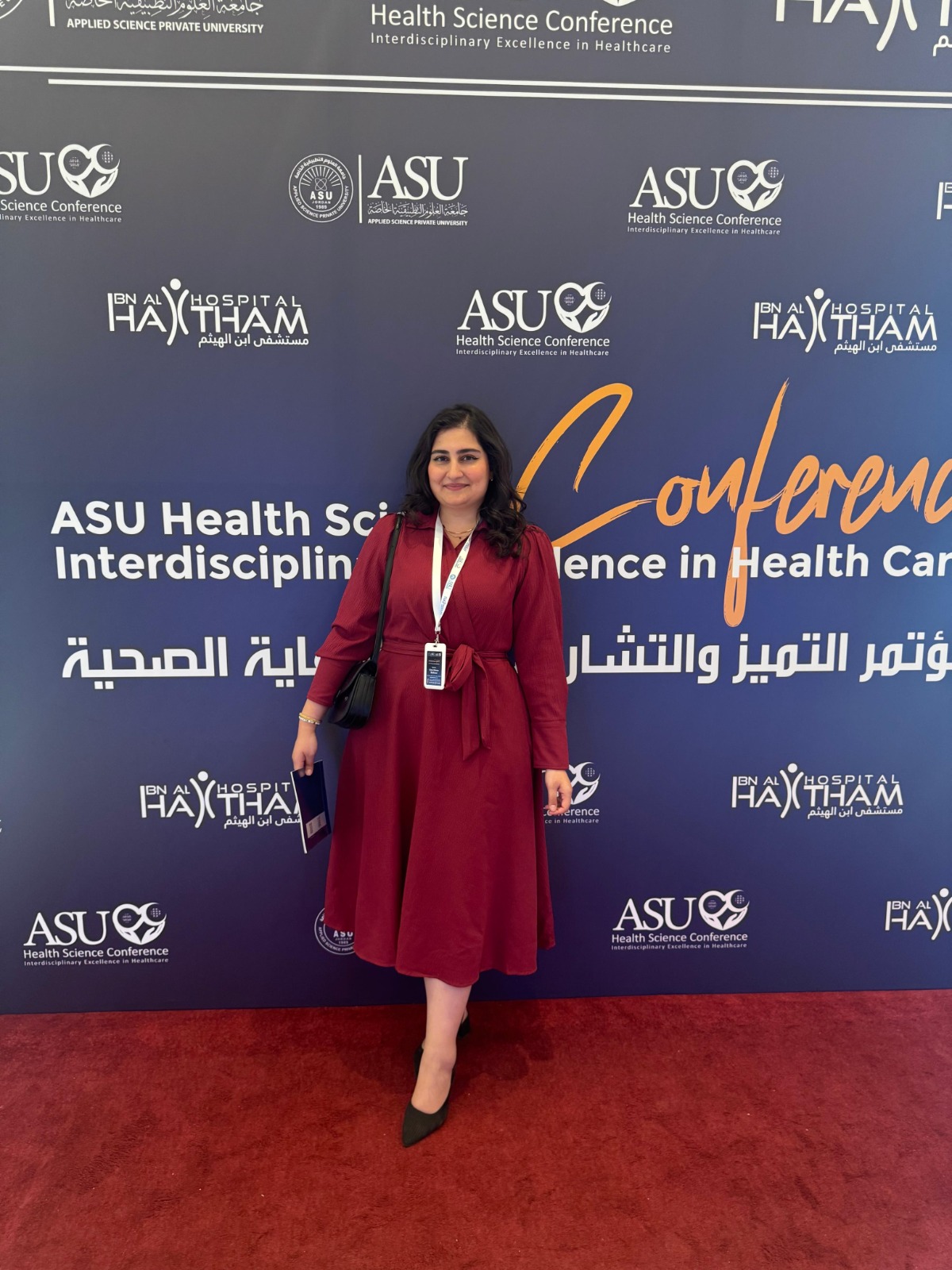 كلية الصيدلة في جامعة عمان العربية تشارك في مؤتمر العلوم الصحية التطبيقية ببحوث علمية نوعيةAHSC 2025