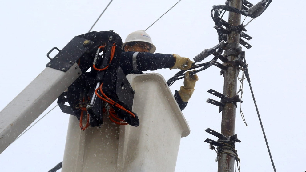 الكهرباء الوطنية: خطط شاملة لضمان ديمومة تزويد التيار خلال المنخفض الجوي