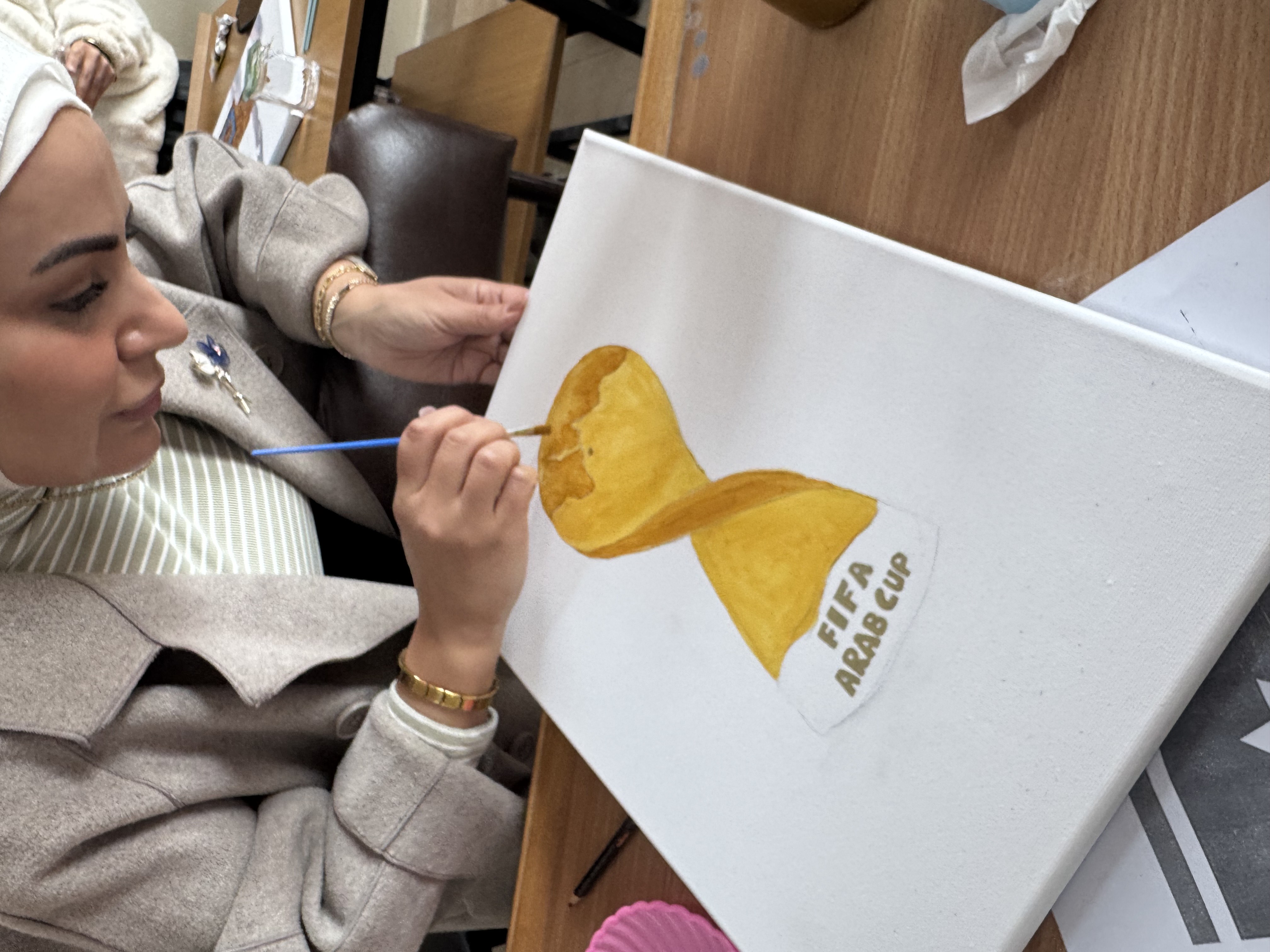 كلية الصيدلة في عمان العربية تنظم ورشة بعنوان:  From Heart to Art  لتعزيز الإبداع بين الطلبة