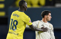 تصرف لافت من إبراهيم دياز مع مسجل هدف فوز السنغال على المغرب في نهائي كأس إفريقيا (فيديو)