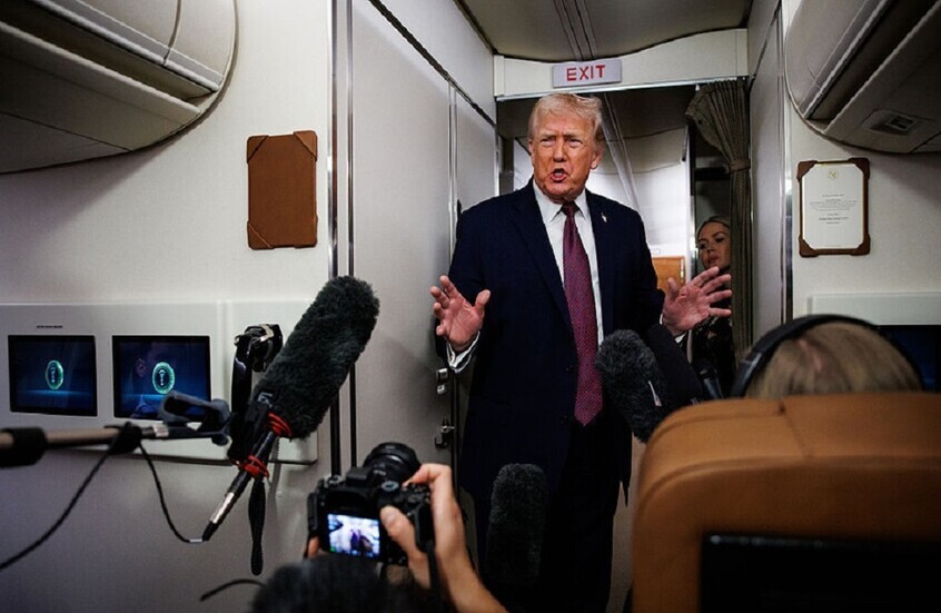 ترامب: محادثات جادة مع إيران.. وسفن حربية كبيرة تبحر باتجاهها