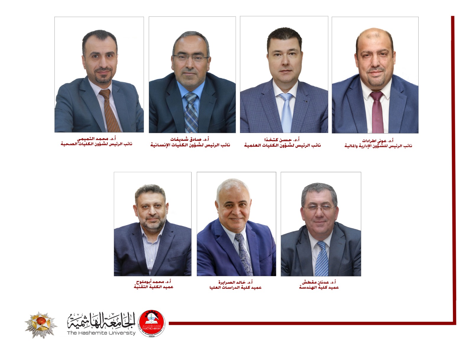 مجلس أمناء الجامعة الهاشمية يقر تشكيلات أكاديمية جديدة 