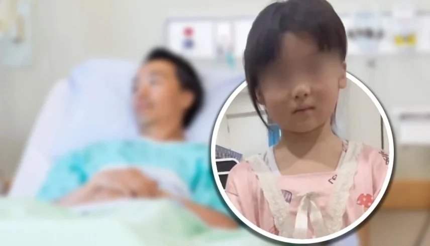 طفلة 7 سنوات تعتني بوالدها مريض القلب بمفردها وتثير تفاعلًا واسعاً