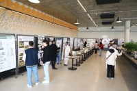 طلبة الشرق الأوسط يظهرون مهاراتهم المعمارية في معرض MEU بأعين طلبتها