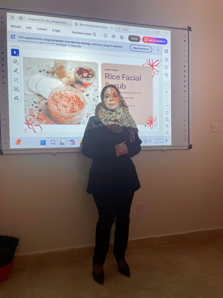 طلبة كلية الصيدلة في عمان العربية يحولون المعرفة النظرية إلى منتجات صيدلانية وتجميلية مبتكرة